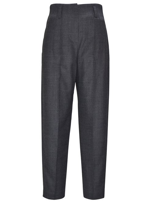 Dark grey virgin wool pants BRUNELLO CUCINELLI | MB116P8682C001